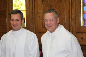 El hijo y el papá.
