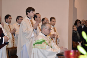 P. Alberto Avi, LC párroco de la iglesia de los Santos Mártires Nazaro y Celso.