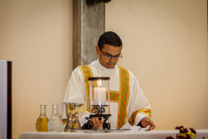 Father Santiago Mejía, LC received the diaconal ordination in Aguascalientes