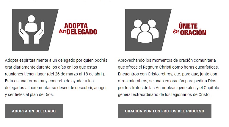 «Unidos en la oración» - Campaña de oración por el Capítulo General y las Asambleas Generales