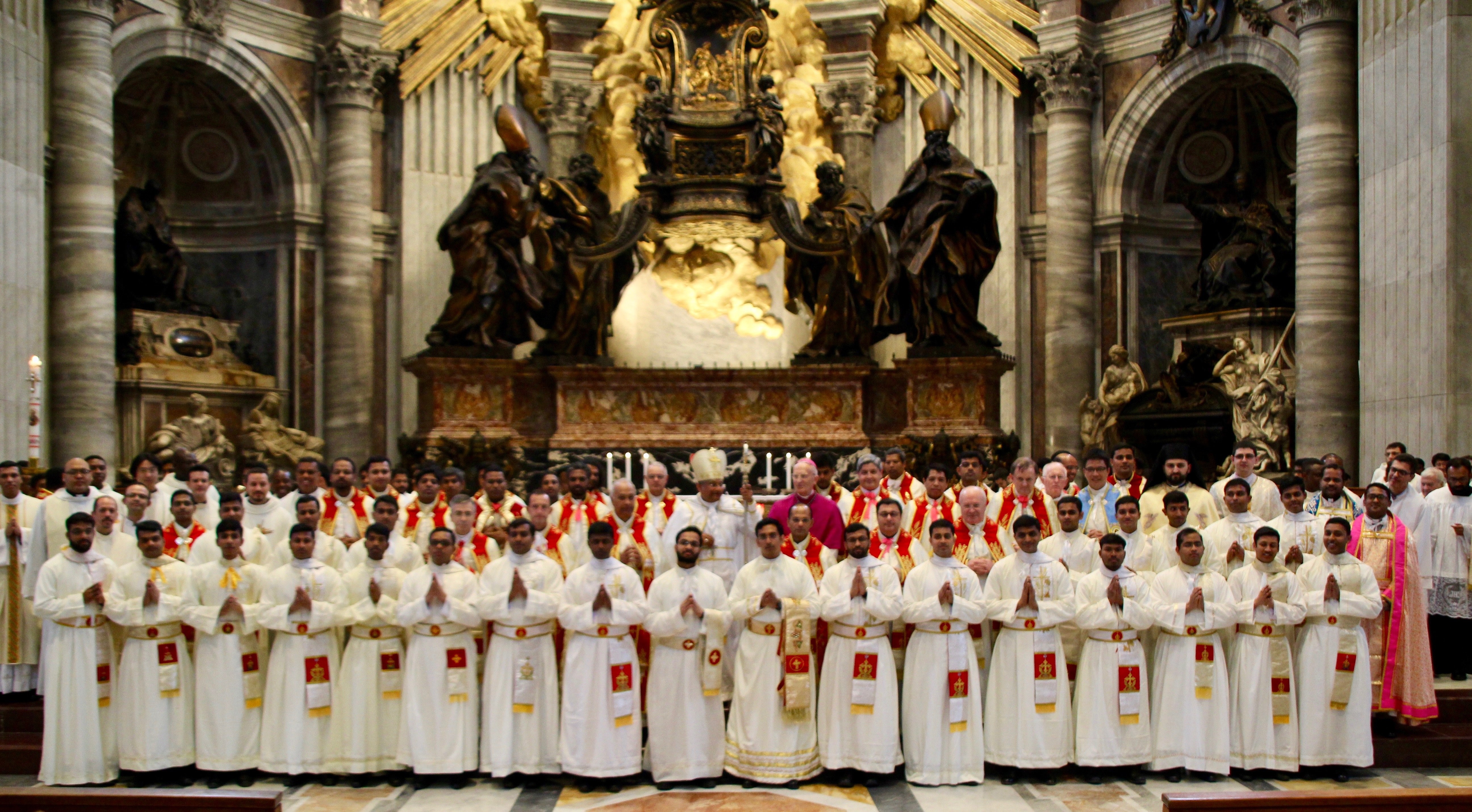 Ordenaciones diaconales en rito Siro-malabar y latino de 14 seminaristas del Pontificio Colegio Internacional Maria Mater Ecclesiae