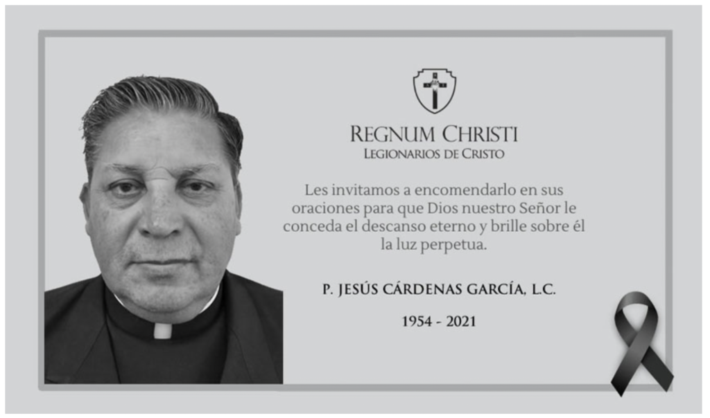 Fallece en Cancún el P. Jesús Cárdenas García, LC